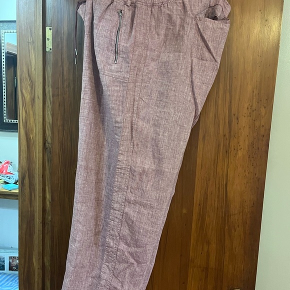 Athleta Pants - Athleta Rose Wide Leg Pants with Comfortable Fit and linen Fabric size 22 EUC